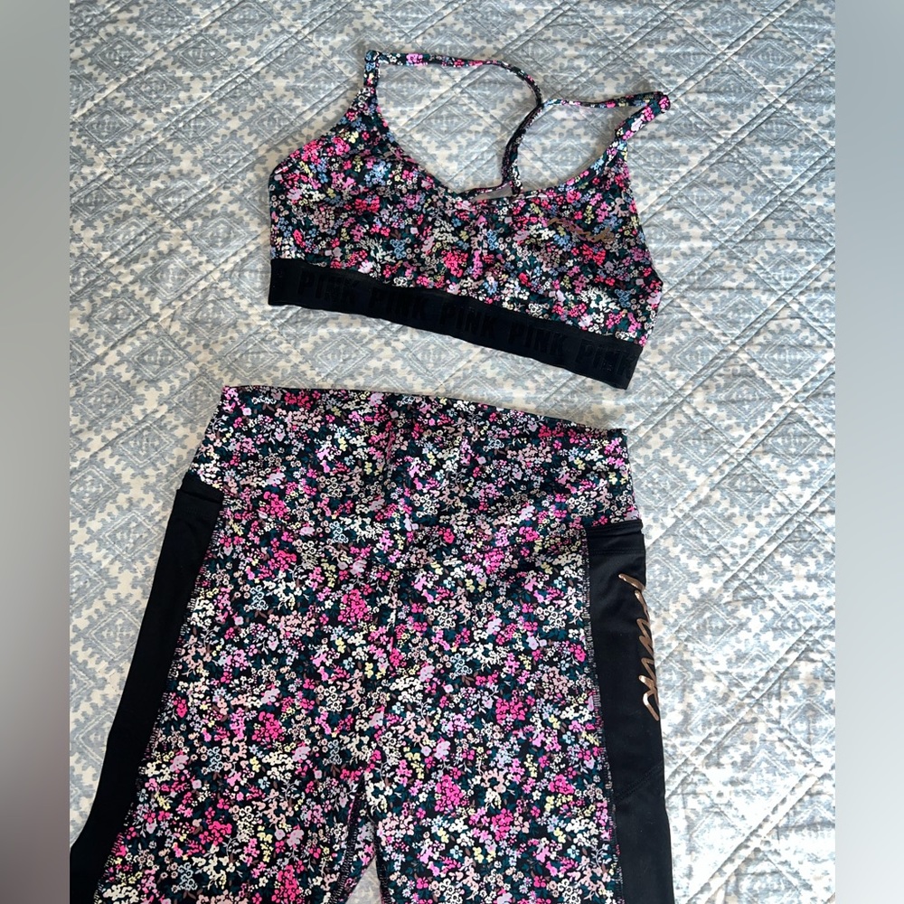 Pink legging set